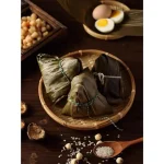 Flavorful Rice Dumplings Classic Salted Egg and Chestnut Rice Dumplings Homemade Rice Dumplings（single pack） - Image 5